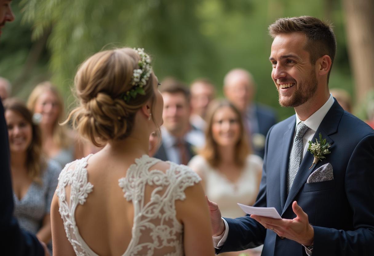 sharing stories wedding